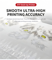 Printer DTF Epson Xp600 13 inci 3ALPS A4/A3 Full-Automatic Baru untuk Pakaian/Kaos dengan Garansi 1 Tahun