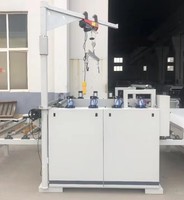 Machine de laminage automatique pour le travail du bois, panneaux MDF, panneaux de particules, film PET, PVC, HPL, ligne de laminage