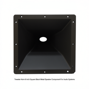 <b>Tweeter</b> Horn 8 Inch Square Black Metal <b>Speaker</b> Component For Audio Systems - Product Image 3