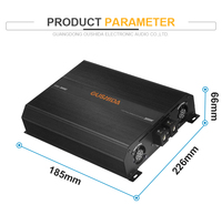 Amplificateur monoblock brésilien pour voiture, audio de voiture, 1 canal, classe D, amplificateur de voiture avec RMS 3000W