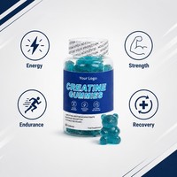 Gummies de créatine OEM ODM 5000mg – Soutien aux performances sportives, énergie, endurance, croissance musculaire, force et récupération