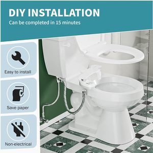 New Ultra Slim <strong>Warm</strong> &amp; Cold <strong>Water</strong> Toilet <strong>Bidet</strong> Attachment Dual Nozzle Self-Cleaning Hygiene OEM/ODM Smart Manual <strong>Bidet</strong> Attachment - Product Image 6