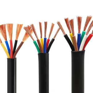 Wholesale UL 3 Core Flexible Round Electric Cable 1.5Mm2 2.5Mm2 Pvc Insulated Electric Wire