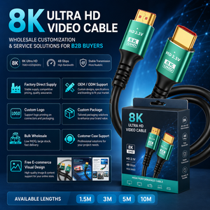 Cable <span class=keywords><strong>HDMI</strong></span> 8K al por Mayor, Cable AV de Alta Velocidad HDTV Macho a Macho para Computadora, TV, Decodificador, Monitor, Proyector, Sistema de Cine en Casa - Product Image 4