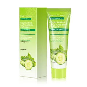 <span class=keywords><strong>Pretty</strong></span> Cowry Oil Control Tẩy Tế Bào Chết Làm Mịn Làm Mới 100% Hữu Cơ Tự Nhiên Dưa Chuột Mặt Cơ Thể Chà - Product Image 1