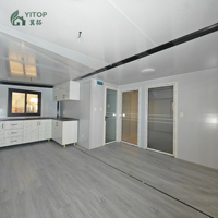Maison conteneur extensible de 37 m², modèle 2026, maison préfabriquée moderne, maisons préfabriquées, hôtel résidentiel de luxe, pièce pliable portable