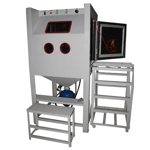 Manual High Sand Blasting Cabinet for Metal Surface Cleaning - Product Image 1