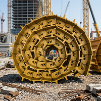 Ensemble de chaînes de chenilles série D pour pièces de train de roulement de bulldozers D6, D7, D8 – Ensemble de maillons de chenilles robustes et résistants à l'usure
