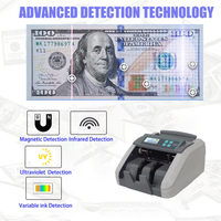 Compteur de billets multi-devises BC-307 avec affichage LED, certifié ROHS, machine de comptage de billets pour les banques et la gestion de trésorerie