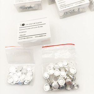 Tapa de aluminio para instrumentos de análisis térmico PerkinElmer - para líquidos grandes (50ul)  Tamaño del producto: Φ10/8*2mm - Product Image 2