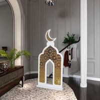 Décoration murale en MDF Art déco islamique, design Coran, pour la maison ou le bureau, accessoire de décoration musulmane élégant pour l'Aïd Moubarak, couleur/taille personnalisable