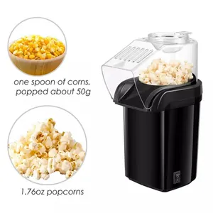 OEM 110V 220V 1200 Wát Hot Air Popcorn Maker Giá Máy Mini Bỏng Ngô Popper Cho Trang Chủ