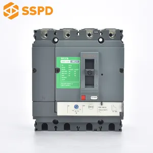SSPD MCCB CNSV 100A 4P絶縁に適していますシュナイダー電気成形ケース回路ブレーカー