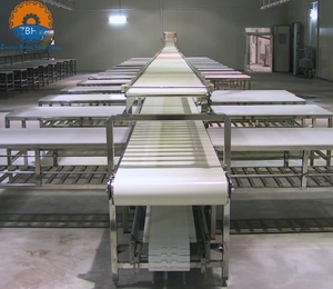 Stazione di Lavoro Integrata per Macchinari di Macellazione Ovina: Attrezzatura Assistita per Taglio, Scuoiatura e Processo di Macellazione - Product Image 1