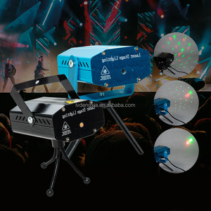 <span class=keywords><strong>Luces</strong></span> Láser Mini para Fiestas Disco DJ, Activadas por Sonido, Mini Proyector de Destello, Iluminación de Escenario para Bar, Club, Cumpleaños, <span class=keywords><strong>Navidad</strong></span> - Product Image 2