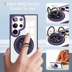 เหมาะสำหรับ iPhone 17และสำหรับ Samsung S24 Ultra /Z Flip 7เคสโทรศัพท์แม่เหล็ก360 ° ทนทานต่อการตกหล่นพร้อมขาตั้ง - Product Image 2