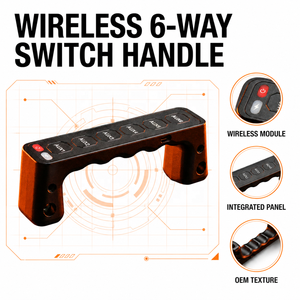 6連スイッチパネル ハンドルリレーコントロールボックス付き <span class=keywords><strong>12V</strong></span>/24V DC ワイヤレスコントローラー フォードレンジャーに最適 - Product Image 5