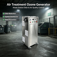 Générateur d'ozone intérieur, unité de purification d'air, ozonateur 50-250g/h pour la désodorisation des stations d'élimination des déchets
