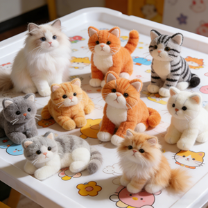 Fabricante de Peluches, 30,000 Estilos de Muñecos de Peluche, Anime, Dibujos Animados, Kawaii, Gatos, Juguetes de Peluche en Oferta, Animales de Peluche de 8 Pulgadas para Niños - Product Image 1