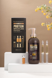 <span class=keywords><strong>Shampooing</strong></span> et après-shampoing capillaires à la kératine Queen Protein, réparation organique des cheveux abîmés, soin nourrissant pour les cheveux - Product Image 3