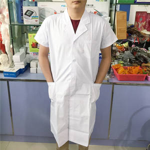 Blouse médicale unisexe Mingze en coton et polyester tissé à manches longues, uniforme d'hôpital SMLXLXXL pour usage médical - Product Image 4