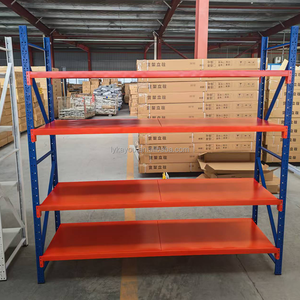 Étagères en acier à longue portée, robustes, pour entrepôt, réglables, multi-niveaux, prix direct usine - Product Image 1