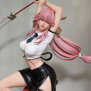Hot-selling OEM Custom PVC Art figura in vinile giocattolo 3D stampato Anime Figure mobili di azione Comic Girl Figurine - Product Image 4