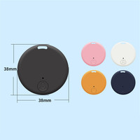 Traqueur GPS Mini Bluetooth Rond Anti-Perte pour Objets, Enfants et Animaux Domestiques – Balise de Localisation Intelligente pour Chiens et Chats