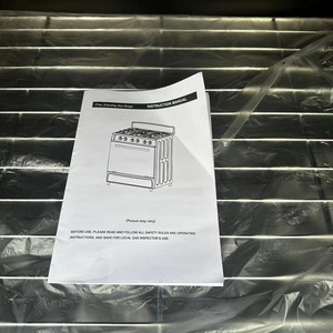 Cuisinière électrique et à <span class=keywords><strong>gaz</strong></span> à 6 brûleurs avec <span class=keywords><strong>four</strong></span>, en acier inoxydable givré, autoportante, 120 L, rangées de brûleurs supérieures/inférieures - Product Image 5