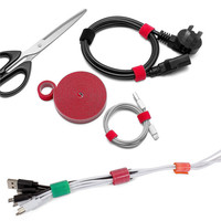 Sangles de palettes auto-adhésives réutilisables en nylon pur robuste et coloré, attaches de câbles super élastiques à boucles auto-agrippantes double face