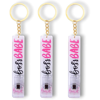 Meilleure Vente : Tire-cartes en Acrylique pour Ongles Longs, Porte-clés Attrape-cartes Bancaires pour Femmes avec Clip en Plastique, Prêt à Expédier (RTS)
