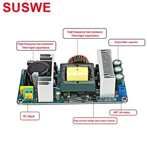 สินค้าขายดีอะแดปเตอร์พลังงาน4A6A 48V AC 220V เป็น DC 36V 48V บอร์ดโมดูลสวิตชิ่งพาวเวอร์ซัพพลาย - Product Image 5