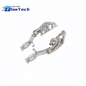 ท่อร่วมไอเสีย FlowTech SS304 แบบตรง ความยาวเท่ากัน ขัดเงา สำหรับ Lamborghini Huracan LP610-4 5.2L V10 แบบติดตั้งได้โดยตรง - Product Image 1