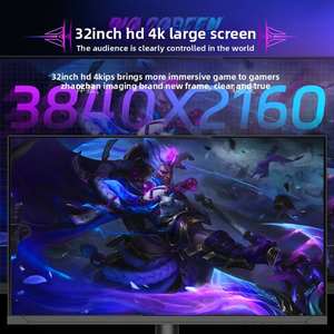 Kuycon M32KB плоский монитор 32 дюйма 4k настольный компьютер экран 144 Гц игровые мониторы для игр с высокой частотой обновления - Product Image 4