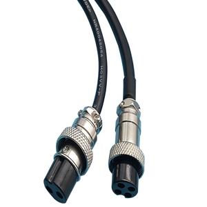 2-polige umspritzte Kabel baugruppen M16 Strip 500mm Aviation Plug umspritzte Drähte - Product Image 3