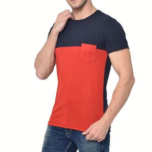 Nuevas Camisetas Casuales Extra Grandes para Hombre, 100% Algodón, Precio al por Mayor, Tela Transpirable, Cuello en V, Manga Corta, 230g - Product Image 4