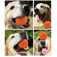 2025 jouet interactif résistant aux morsures récompense pour animaux de compagnie chercher jouer K9 entraînement remorqueur de guerre balle épineuse en caoutchouc avec corde