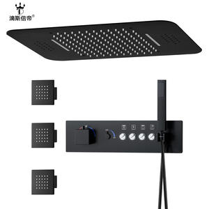 Sistema de Ducha Empotrado Dipsinidi, Panel de Acero Inoxidable con Luz LED, Altavoz Bluetooth, Juego de Baño - Product Image 5