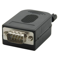 Adaptateur de bornier sans soudure DB9 mâle/femelle 9 broches de type vis industriel, connecteur DB9 pour l'automatisation et le contrôle industriel