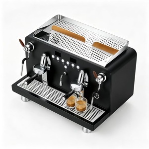 Machine à café Bean to Cup, machine à café commerciale semi-automatique avec système de lait frais et réglages ajustables - Product Image 5