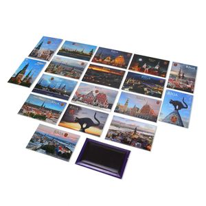 Souvenir Riga <b>Fridge</b> Magnet Customised Size Tin Tinplate Refrigerator Magnetic Stickers for Photo - Product Image 5