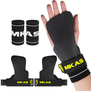 Agarres de Microfibra de Alta Calidad MKAS, Almohadillas Antideslizantes para Palma, Resistentes al Desgaste, Transpirables para Levantamiento de Potencia y Crossfit - Product Image 2