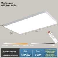 Plafonnier suspendu LED dimmable sans ombre CE, lampe suspendue moderne pour salon de coiffure, salon de beauté, studio de danse, 6000K