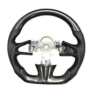 Volant de <span class=keywords><strong>sport</strong></span> pour <span class=keywords><strong>Infiniti</strong></span> Q50 2013 2014 2015 2016 2017 2018 2019 Volant de <span class=keywords><strong>sport</strong></span> en cuir perforé en fibre de carbone - Product Image 6