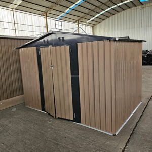 10 * 8ft vườn ngoài trời đúc sẵn kim loại lưu trữ nhà kho công cụ nhà kho thép - Product Image 4