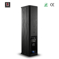 Enceintes colonne actives 600W RMS 1200W de crête 8 Ohm 102dB 133dB SPL maximal DSP FIR intégré 70Hz-20KHz pour la liturgie religieuse