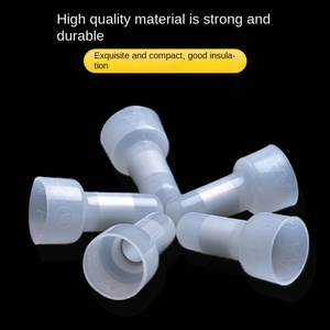 Connecteur de fil à épissure rapide en aluminium joint de fil électrique en nylon Capuchon de fil à extrémité fermée avec tube en aluminium - Product Image 3