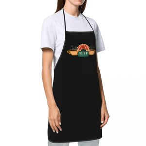 Unisex <span class=keywords><strong>Friends</strong></span> Central Perk Logo Babero <span class=keywords><strong>Delantal</strong></span> Adulto Mujeres Hombres Chef Tablier Cocina Programa de TV Hornear - Product Image 3