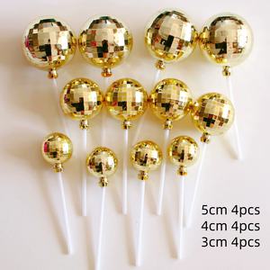 12 piezas/paquete <span class=keywords><strong>de</strong></span> Adornos <span class=keywords><strong>de</strong></span> Pastel <span class=keywords><strong>de</strong></span> Bola <span class=keywords><strong>de</strong></span> Discoteca <span class=keywords><strong>de</strong></span> Plástico, Decoraciones <span class=keywords><strong>de</strong></span> Pastel <span class=keywords><strong>de</strong></span> Feliz <span class=keywords><strong>Cumpleaños</strong></span> <span class=keywords><strong>para</strong></span> Fiesta Temática <span class=keywords><strong>de</strong></span> Discoteca - Product Image 2