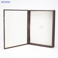 Boîtes de rangement en bois pour ordinateur portable de luxe en cuir PU OEM Boîte cadeau de mariage USB Zodiac Cartes de collection Boîtes d'emballage cadeaux
